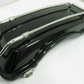 Harley-Davidson 94-13 RIGHT Vivid Black Saddlebag Lid & Chrome Rack 90607-93DH