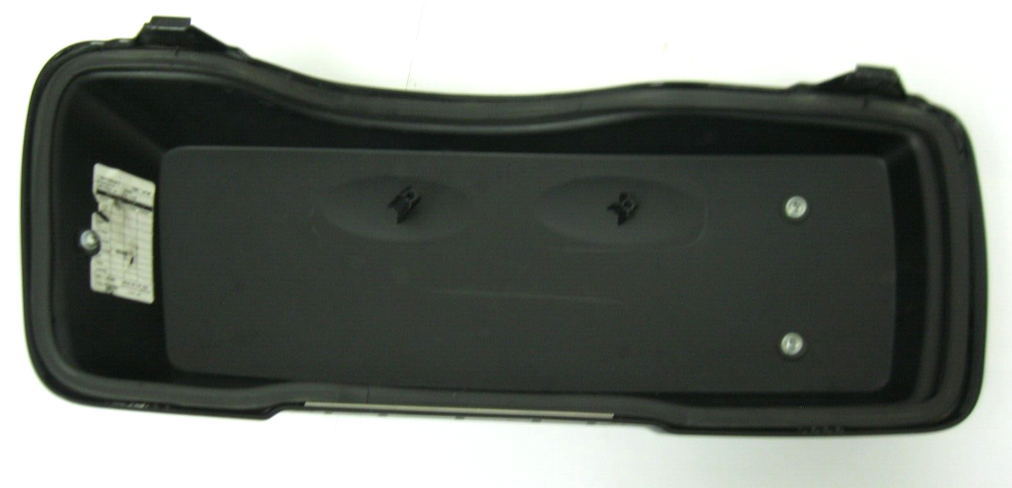 Harley-Davidson 94-13 RIGHT Vivid Black Saddlebag Lid & Chrome Rack 90607-93DH