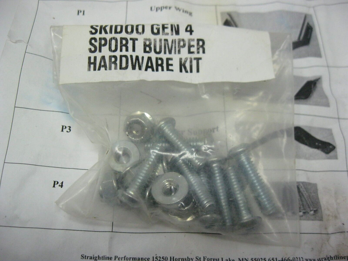 Straightline Performance Ski-Doo Bumper Supports from Kit # 183-227 WS-536R&L