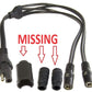 OptiMATE Y-Splitter. SAE IN to 2 x DC sockets OUT for your Heated Apparel  O-35