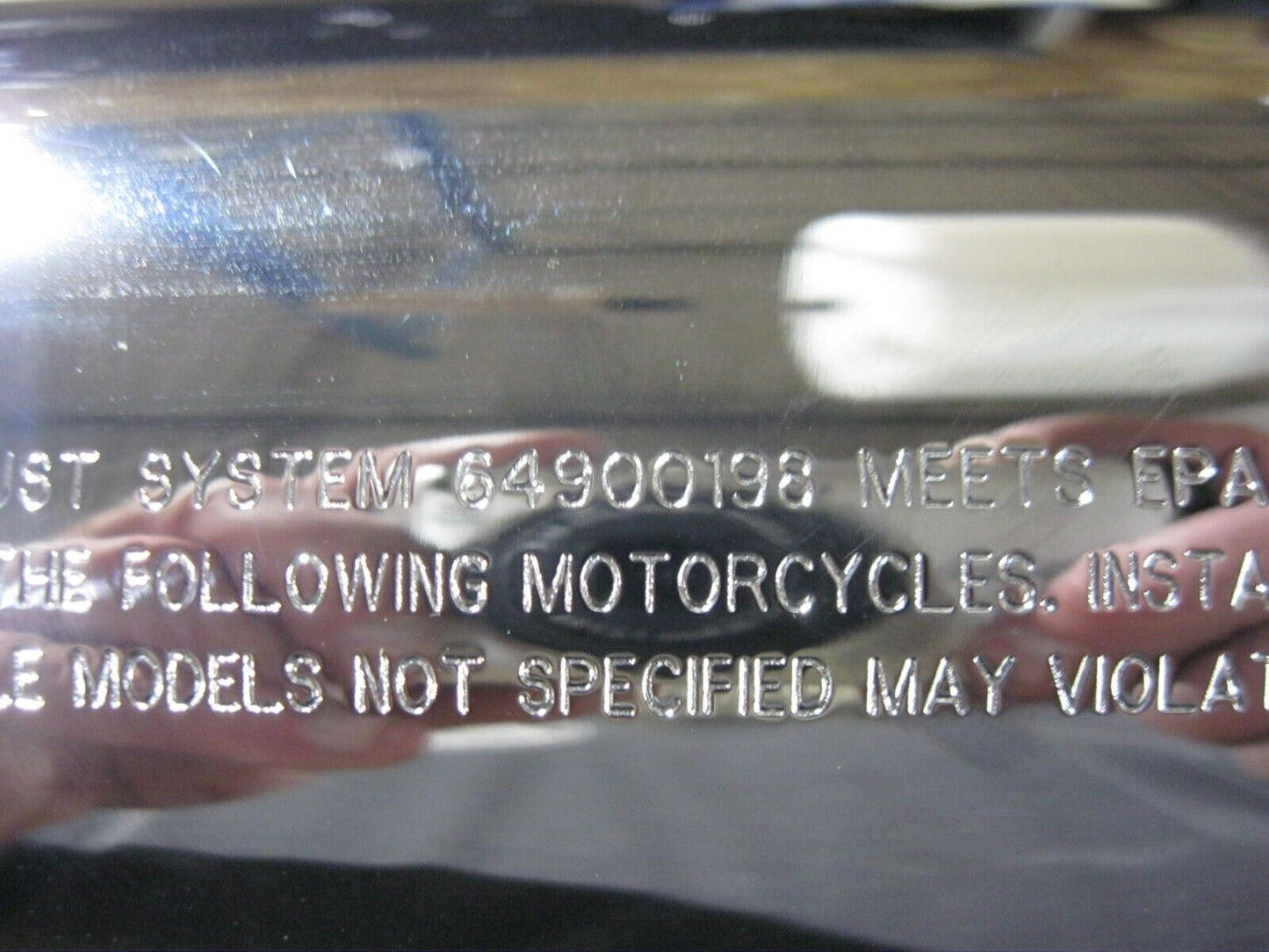 Harley-Davidson CVO 13-16 Touring Chrome Mufflers 64900198/9 & End Caps 65100059