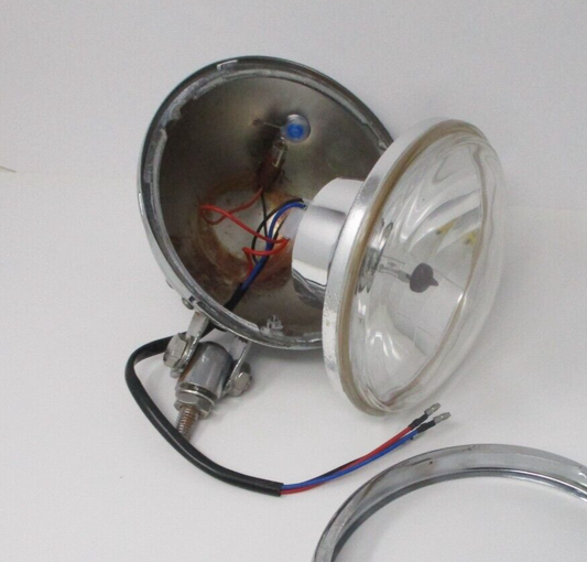 VINTAGE 6 INCH CUSTOM BOTTOM MOUNT HEADLIGHT CHOPPER HD