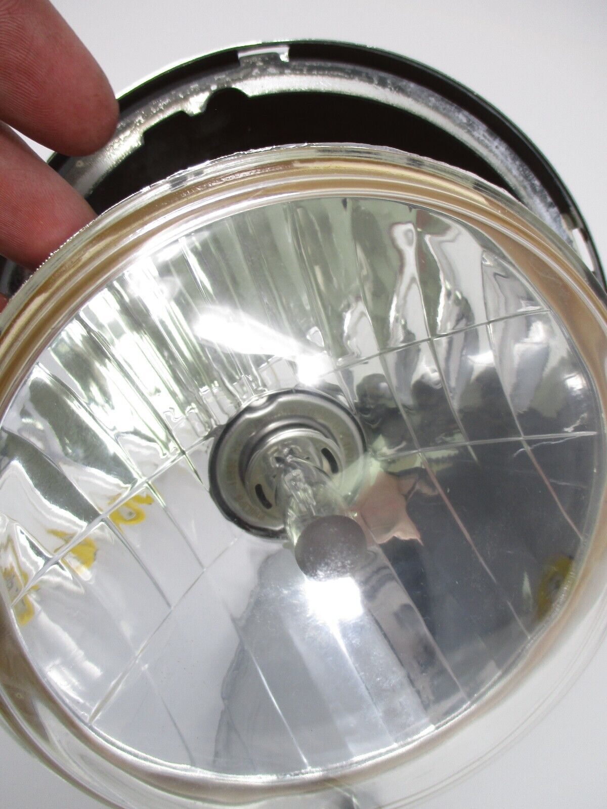 VINTAGE 6 INCH CUSTOM BOTTOM MOUNT HEADLIGHT CHOPPER HD