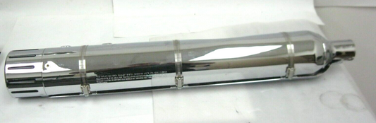 Harley-Davidson CVO 13-16 Touring Chrome LH Muffler 64900198 & End Cap 65586-11