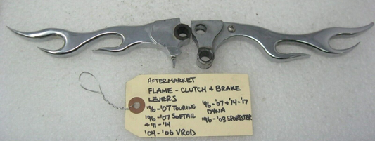 Unbranded Aftermarket Flame Clutch & Front Brake Lever for Harley-Davidson