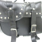 Pair HARLEY DAVIDSON Dyna Leather & Canvas Saddle Touring Saddlebags Multi fit