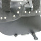 Pair HARLEY DAVIDSON Dyna Leather & Canvas Saddle Touring Saddlebags Multi fit