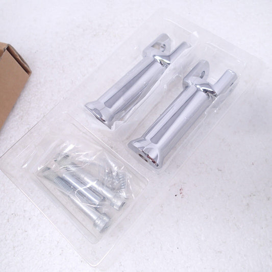 HARLEY NEW PASSENGER FOOTPEG SUPPORT KIT 18 & SOFTAILS CHROME 50500771