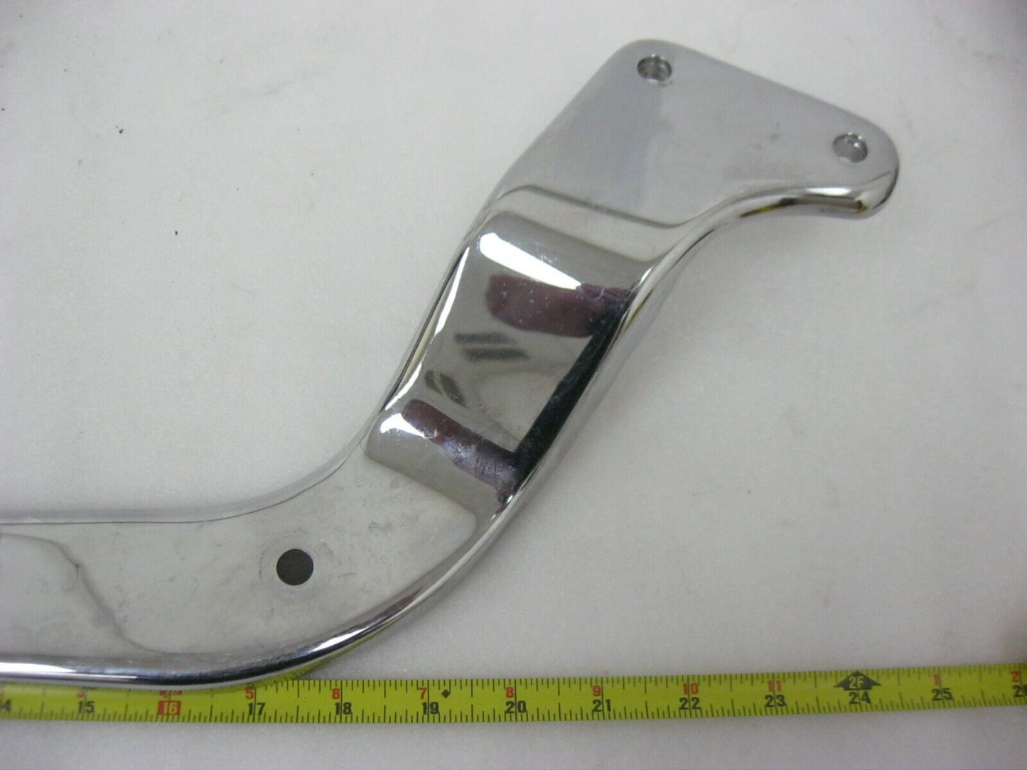 Unbranded Left Chrome Fender Support for Harley-Davidson, (Probably Softail)