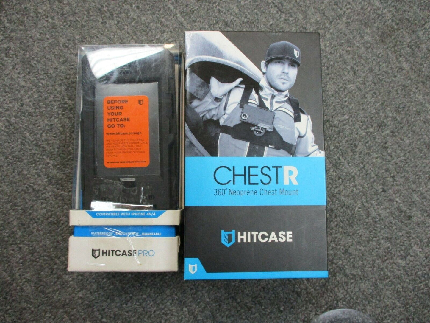 Hitcase Pro for IPhone 4 4s & 360 Degree Neoprene Chest Mount