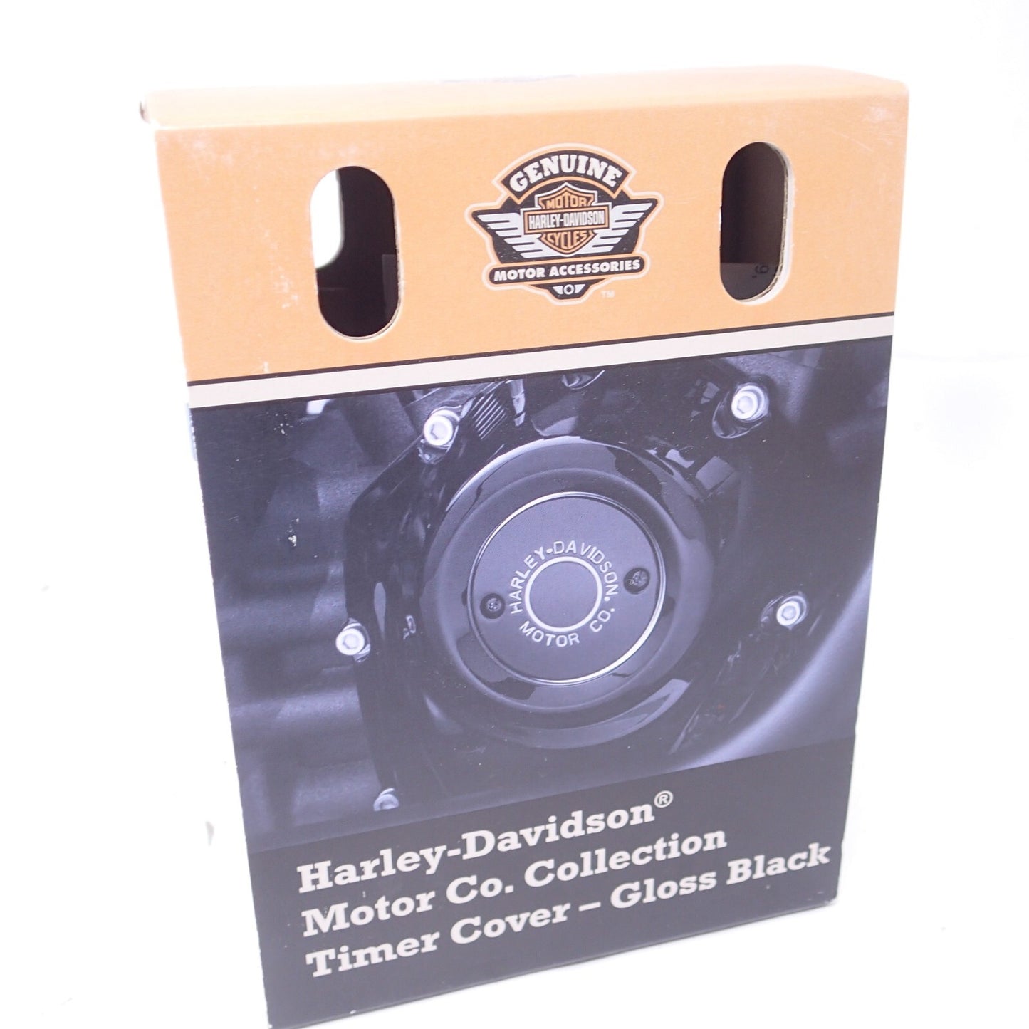 Harley Davidson Motor C0. Collection Timer Cover-Gloss Black  -  New - 25600135