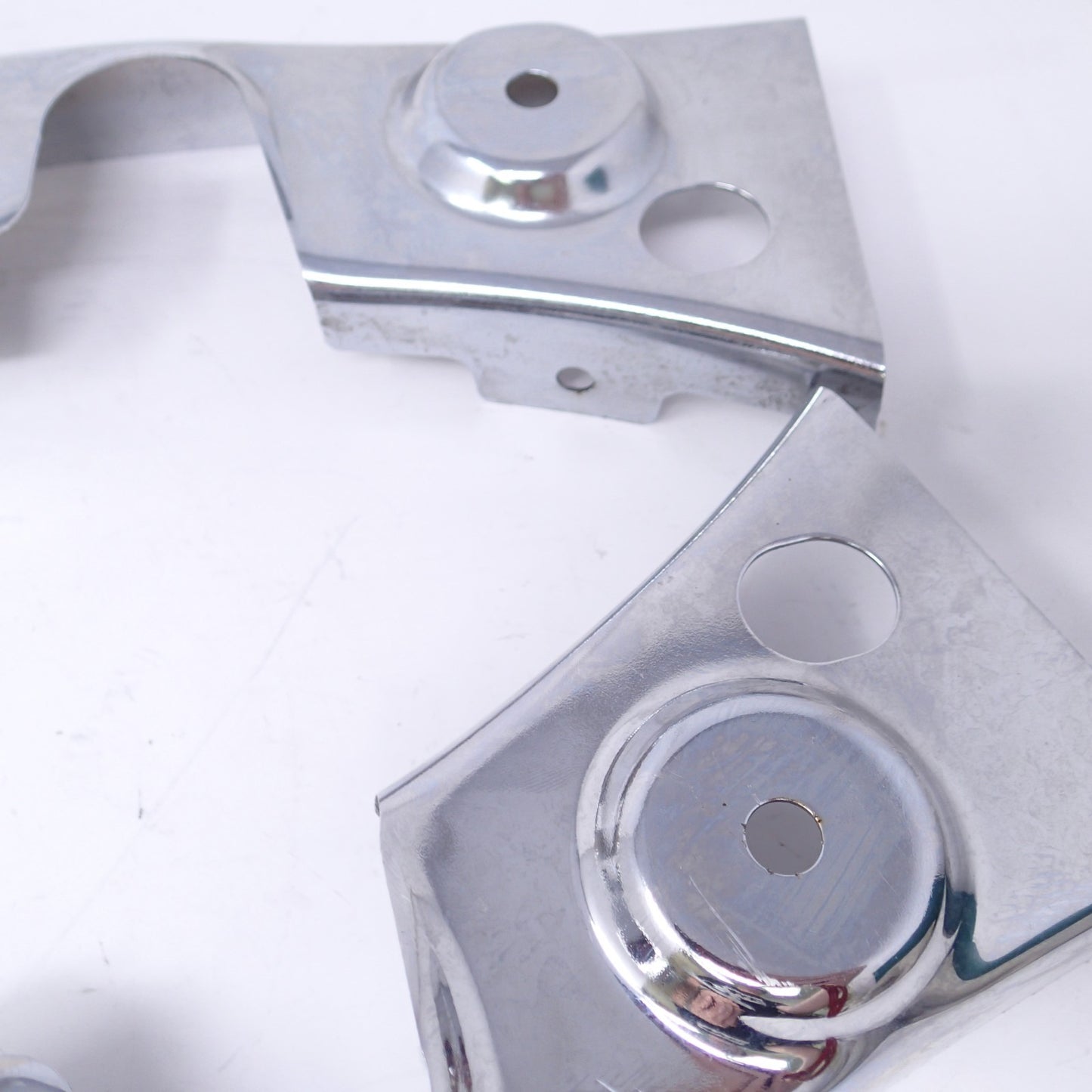 47504-09A Harley Touring Street Glide Fender Strut Covers Trim Chrome