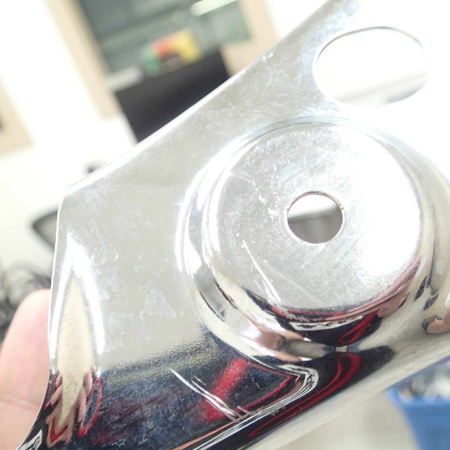 47504-09A Harley Touring Street Glide Fender Strut Covers Trim Chrome