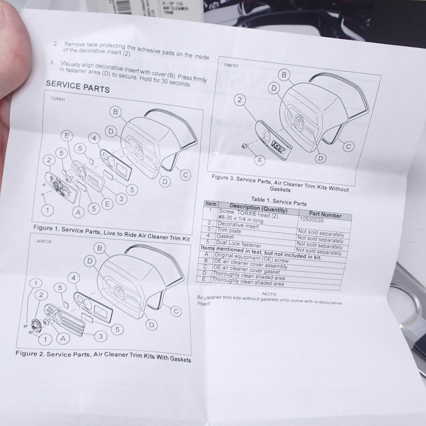 Harley Davidson 115th Anniversary Air Cleaner Trim  -  New - 61300900