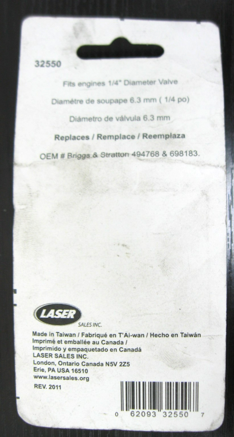 PowerCare Small Engine Fuel Shut Off Valve - Briggs, Tecumseh, Kohler, LCT 32550