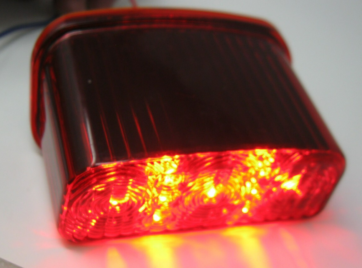 Harley-Davidson LED Tail Light Assy for Canadian Market - Wires Cut  73403-11A