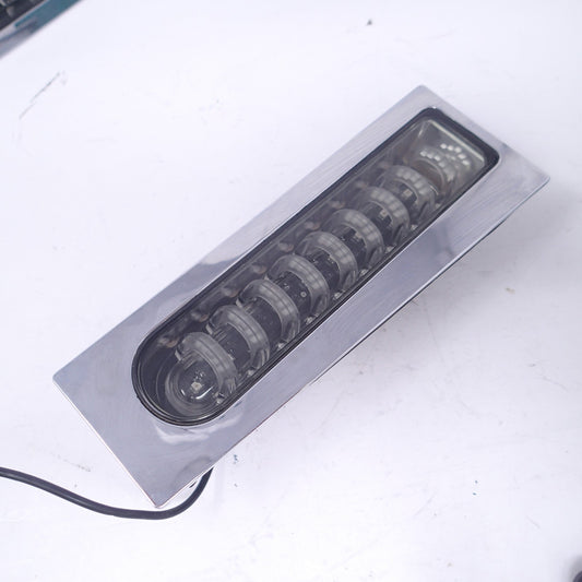 Custom Dynamics USED LEFT Red LED Tail Lights Smoked Lens 14-19 Harley Models