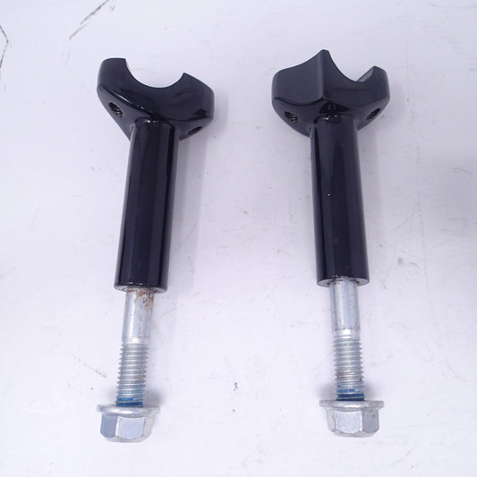 Harley Gloss Black 4 in. Straight Risers Specialties