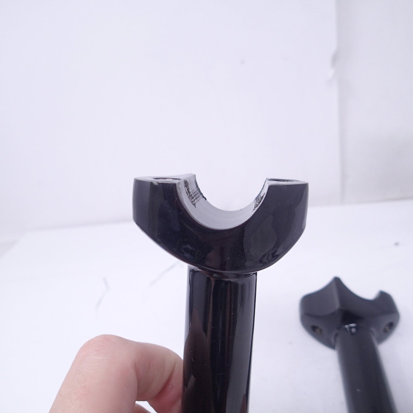 Harley Gloss Black 4 in. Straight Risers Specialties