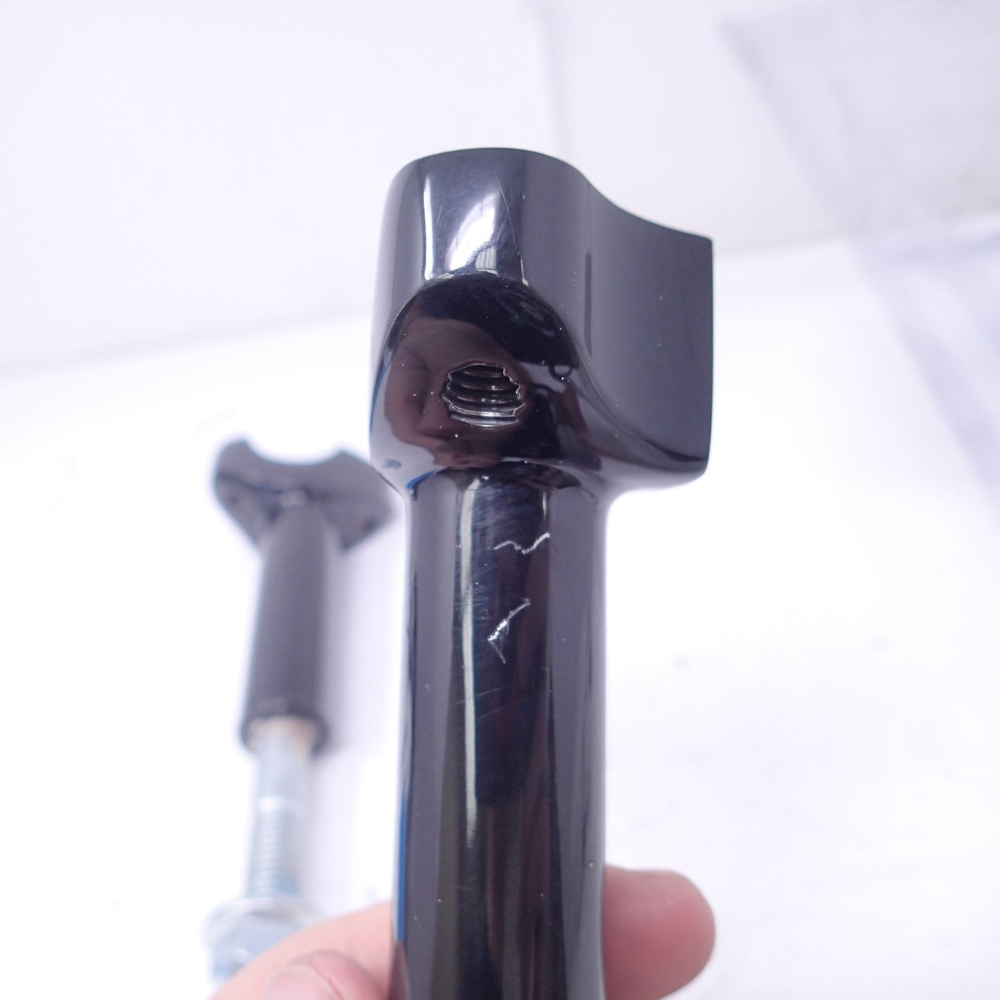 Harley Gloss Black 4 in. Straight Risers Specialties