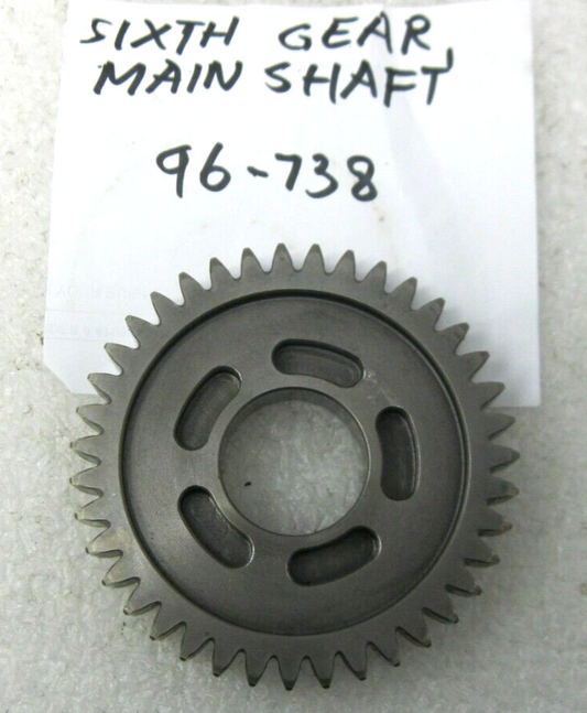 Ultima 6 Speed RSD Transmission Main Shaft, Sixth Gear  96-738