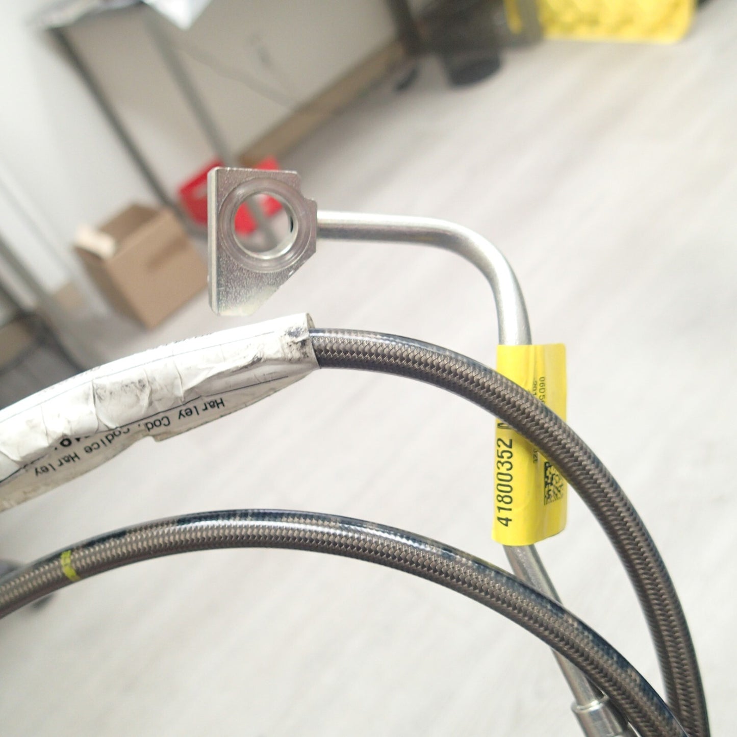 USED Genuine Harley Davidson Stock Black Brake Line OEM 41800352 MF