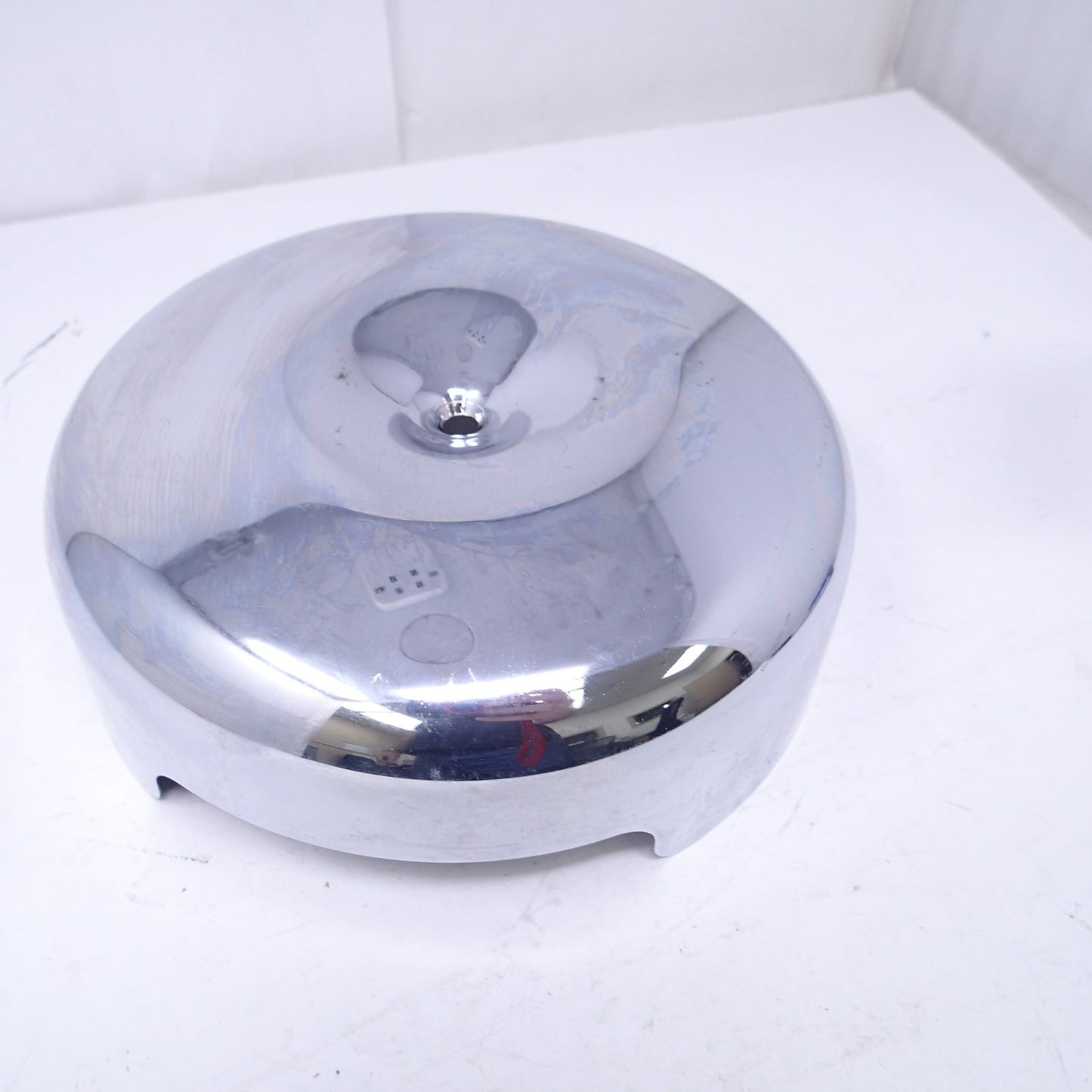 HARLEY-DAVIDSON Old Style 8" Air Cleaner Cover/ CHROME / 8" ROUND with Cut Out