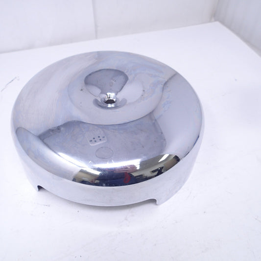 HARLEY-DAVIDSON Old Style 8" Air Cleaner Cover/ CHROME / 8" ROUND with Cut Out