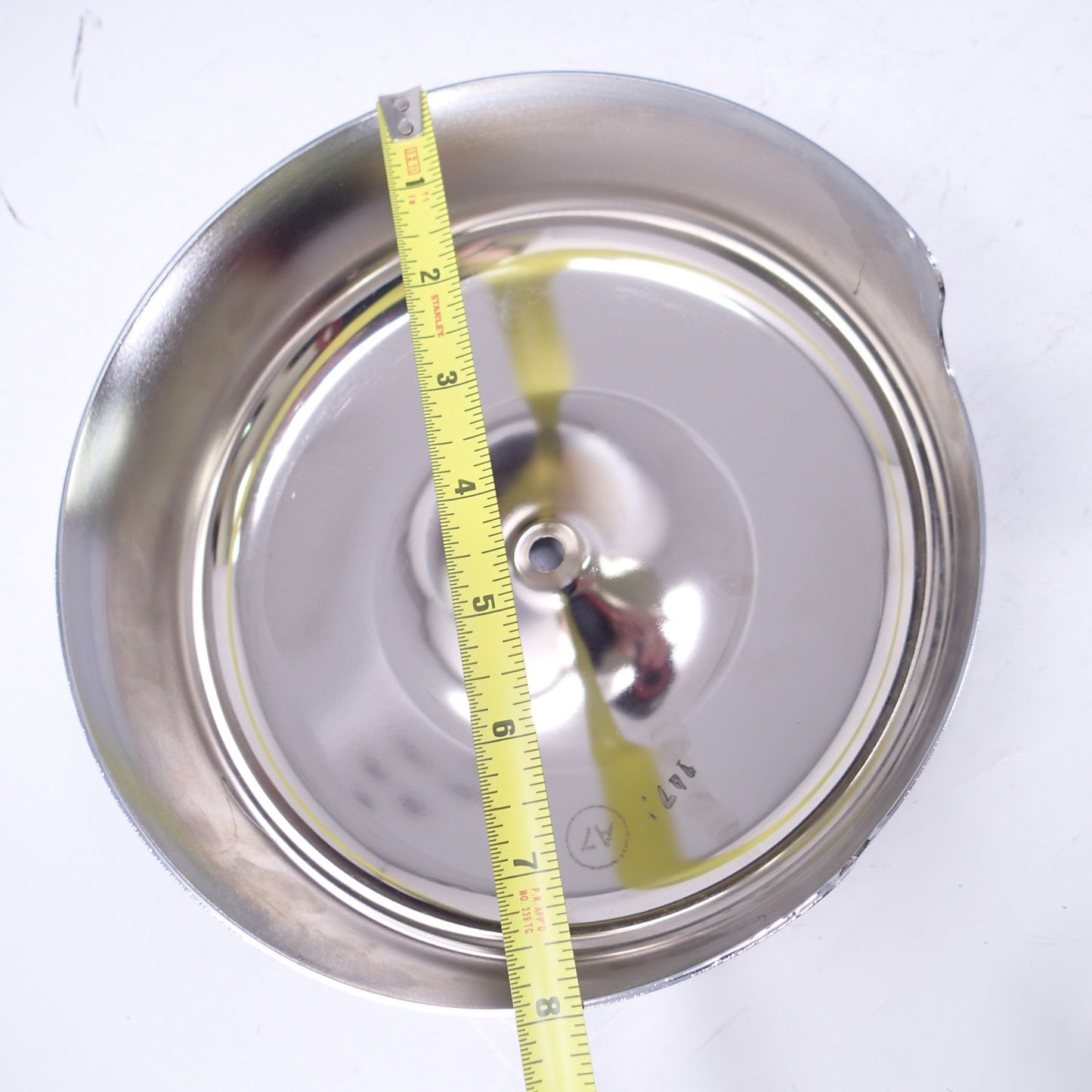 HARLEY-DAVIDSON Old Style 8" Air Cleaner Cover/ CHROME / 8" ROUND with Cut Out