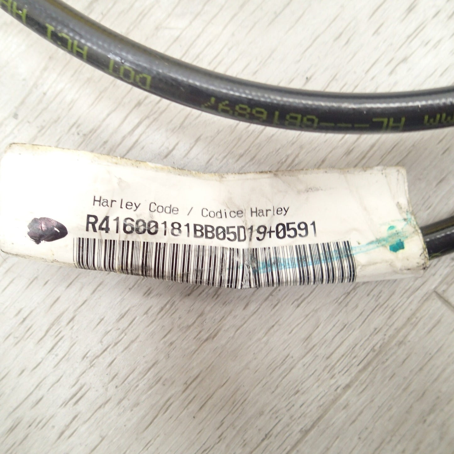 Genuine Harley 14-UP Touring Front Upper ABS Brake Line 41800011