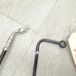 Harley-Davidson Black  Lower ABS Brake Line (15'' and 11'')