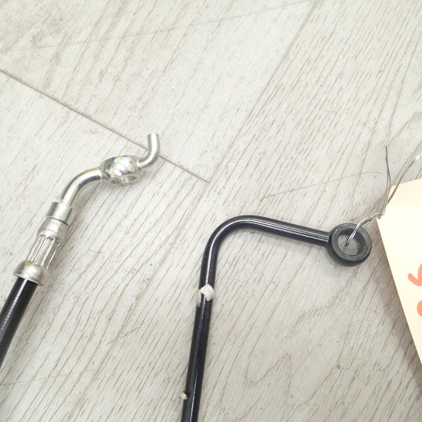 Harley-Davidson Black  Lower ABS Brake Line (15'' and 11'')