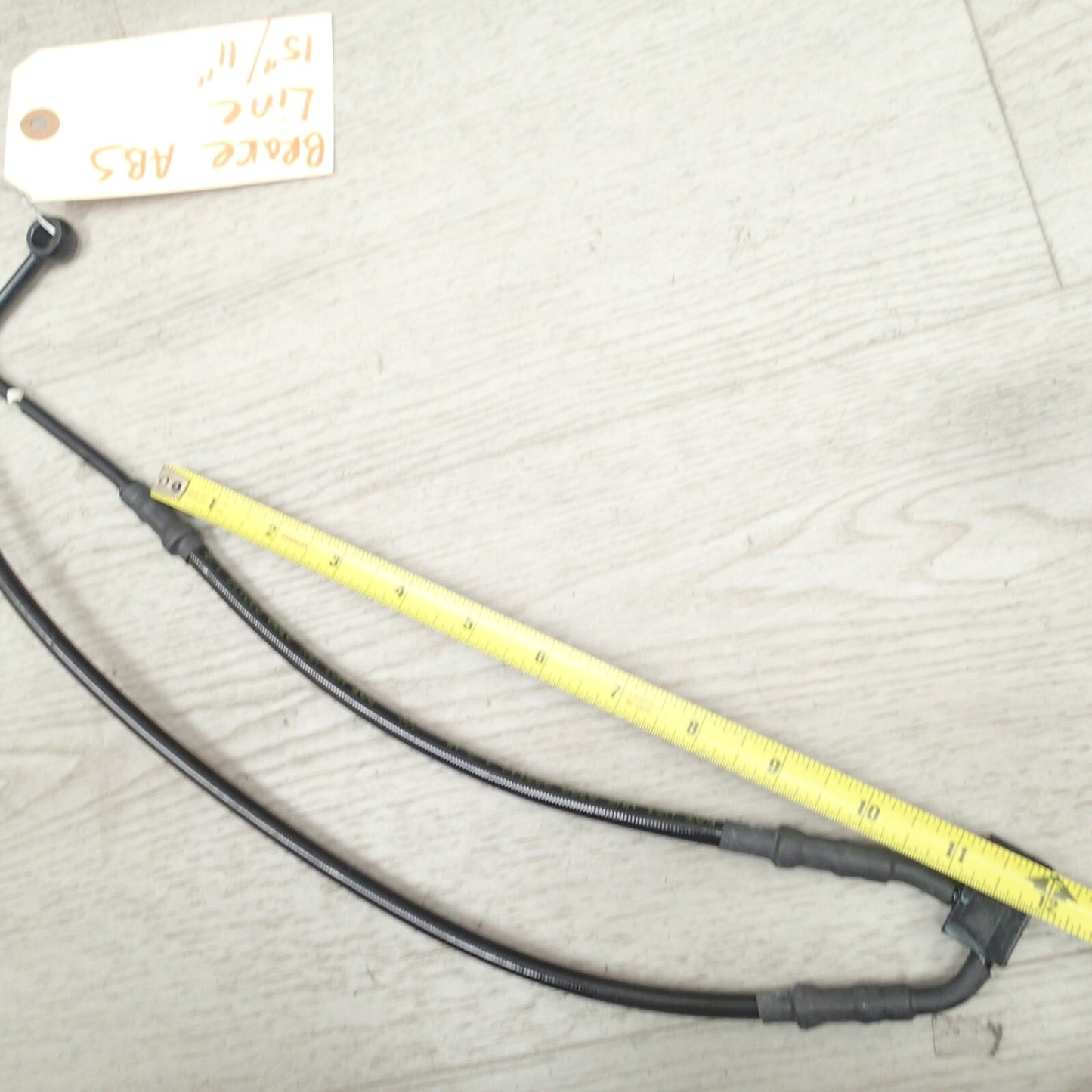 Harley-Davidson Black  Lower ABS Brake Line (15'' and 11'')