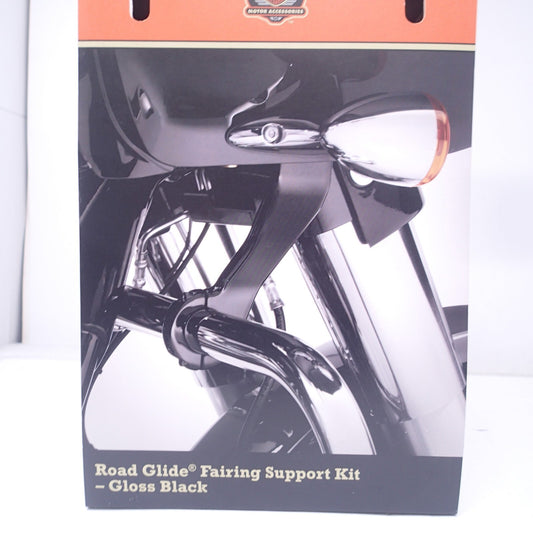 Harley Davidson Road Glide Fairing Support Kit - Gloss Black - New - 47200278