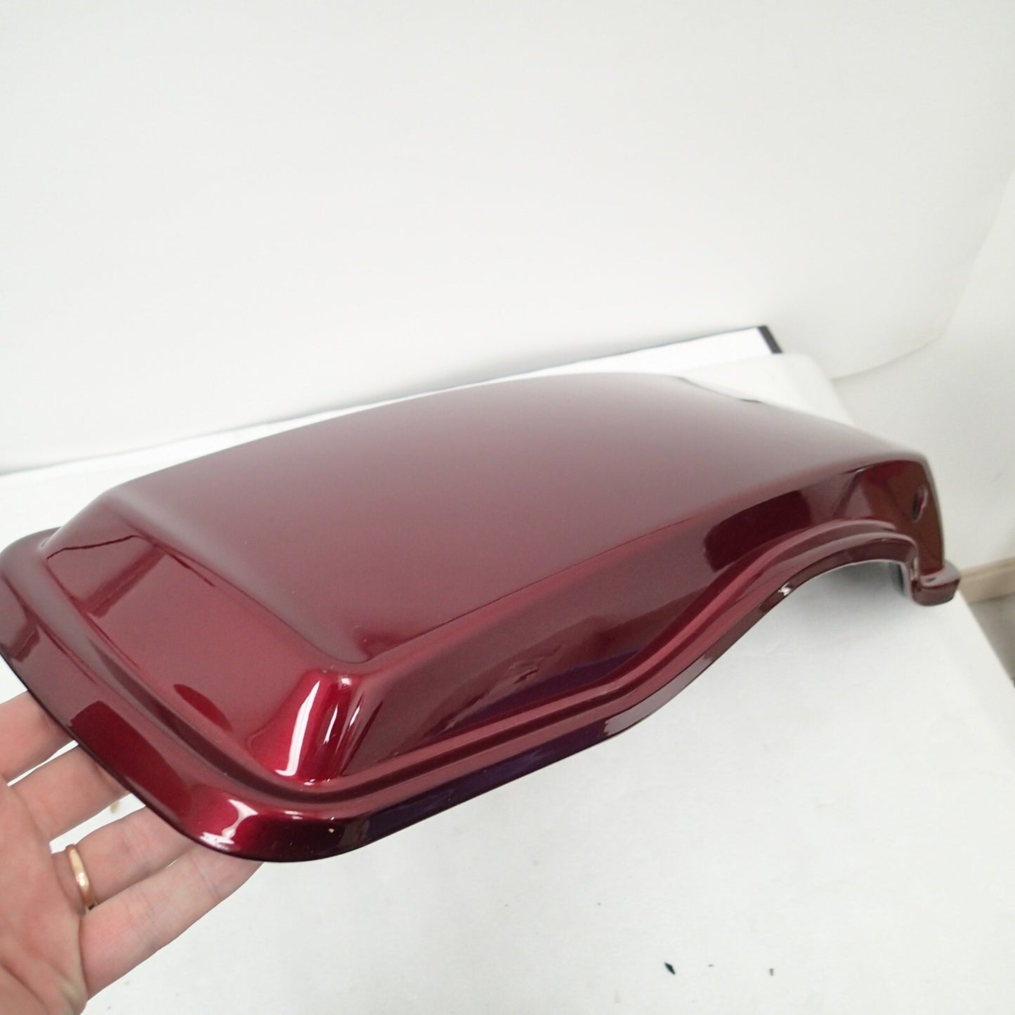 Genuine Harley Davidson Touring Right Side Saddlebag RED Lid  2014 Up 90201643