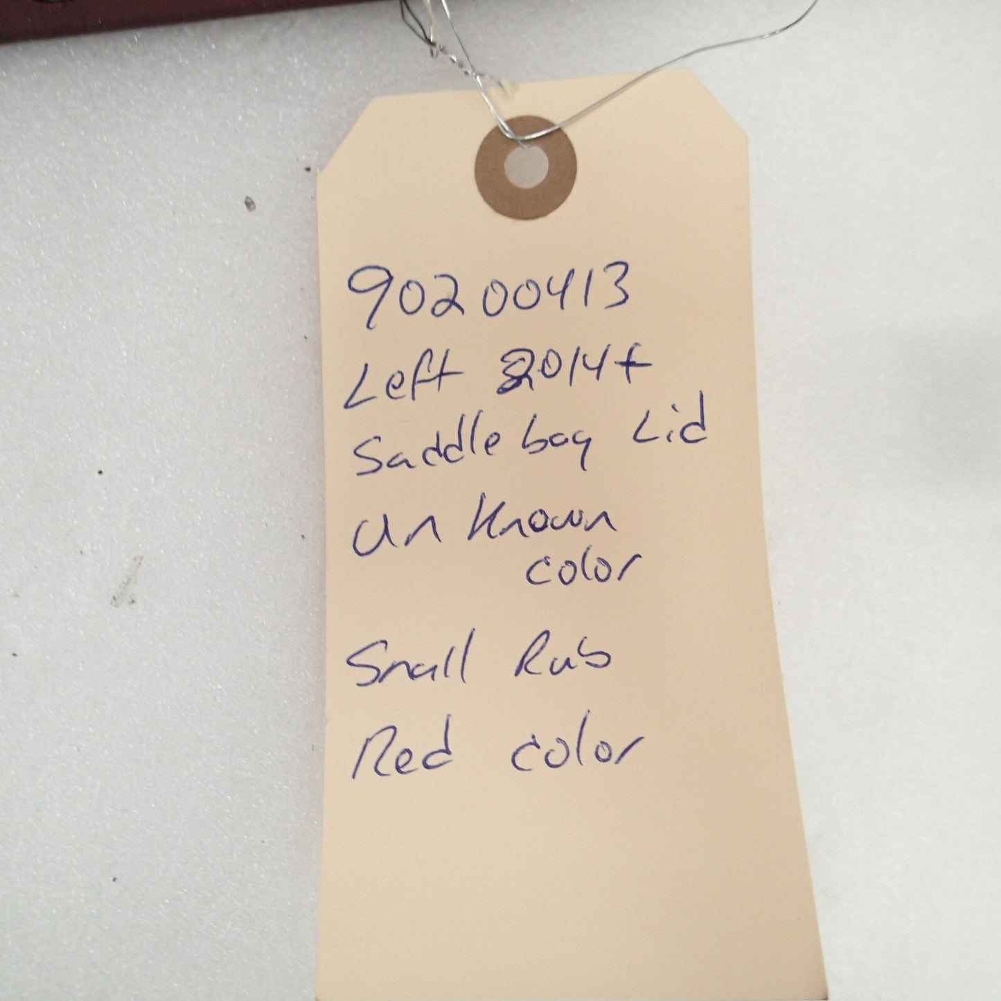 Genuine Harley Davidson Touring Right Side Saddlebag RED Lid  2014 Up 90201643