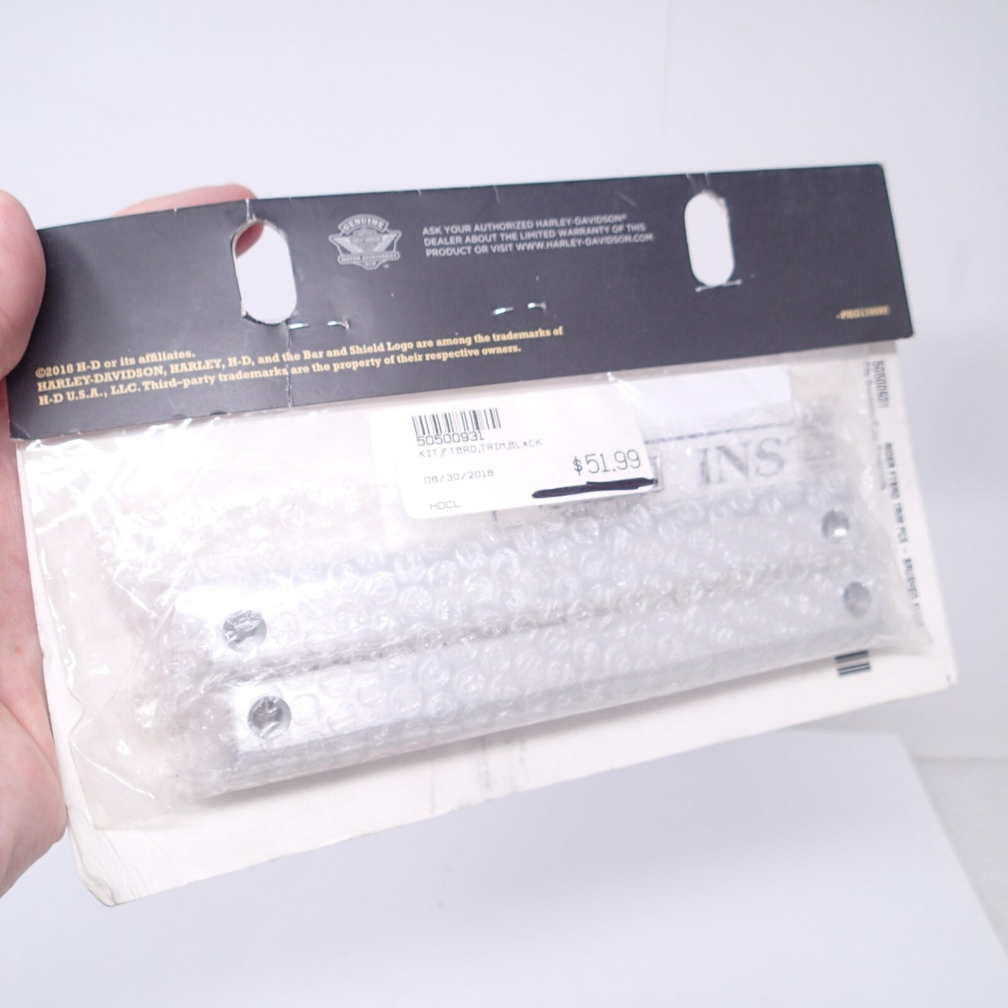 Harley   Dominion Rider Footboard Trim Pieces Brushed Aluminum - 50500931