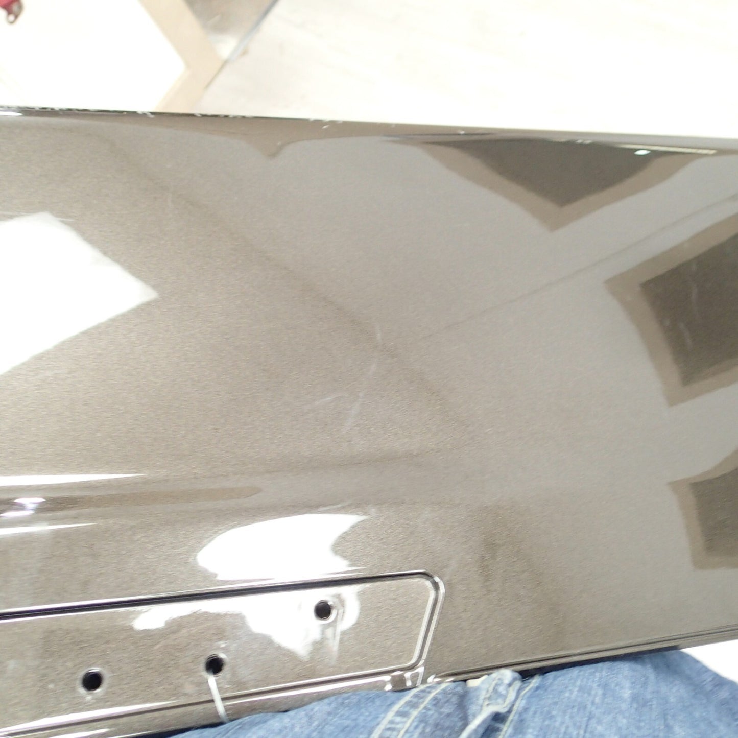 Harley Davidson Touring RIGHT Side Saddlebag Bottom RIVER ROCK GRAY 90200412