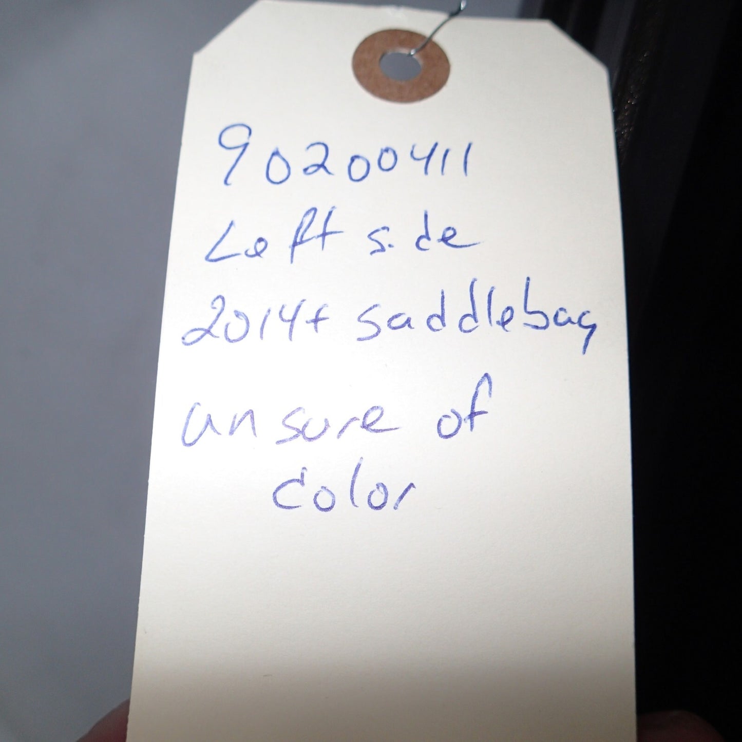 Harley Davidson Touring Left Side Saddlebag Bottom RIVER ROCK GRAY 90200414