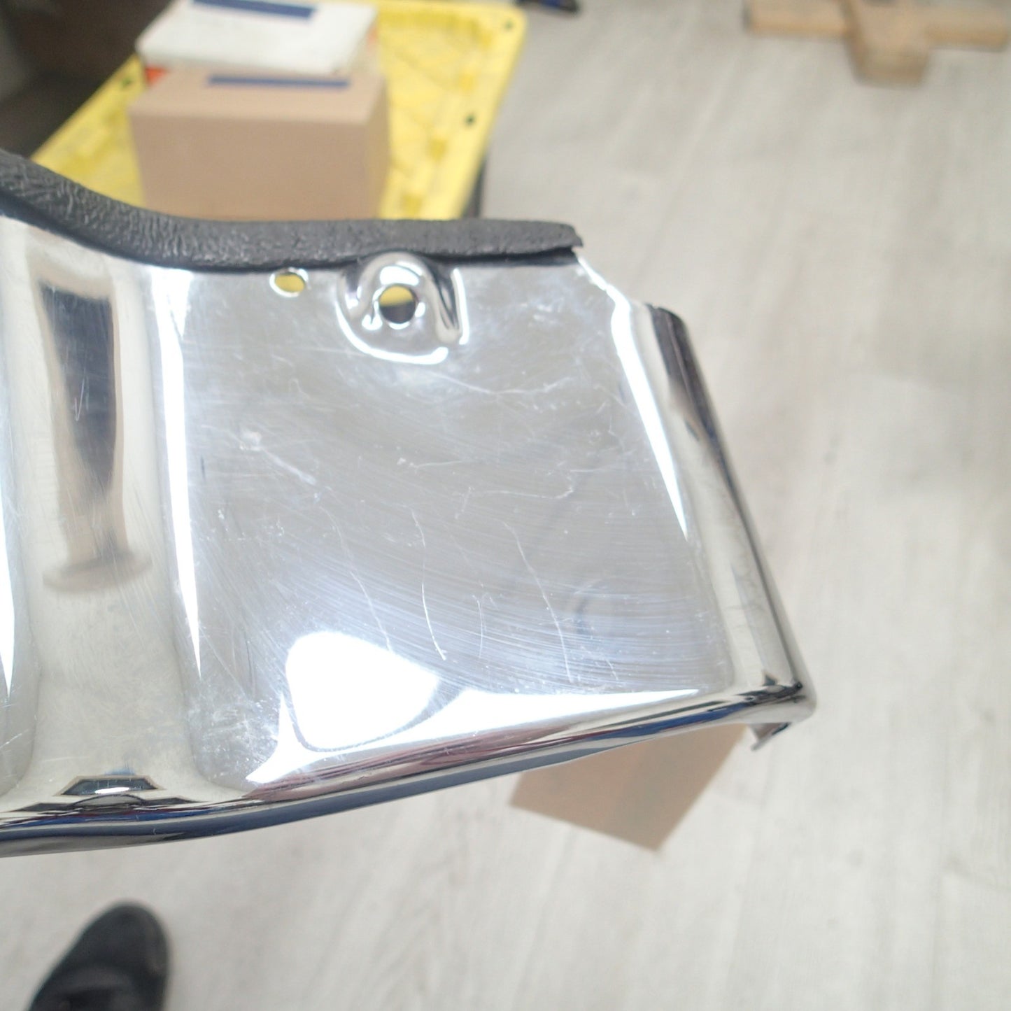 2011 Harley Electra Glide Fairing Skirt Fork Cover CHROME 58208-96A