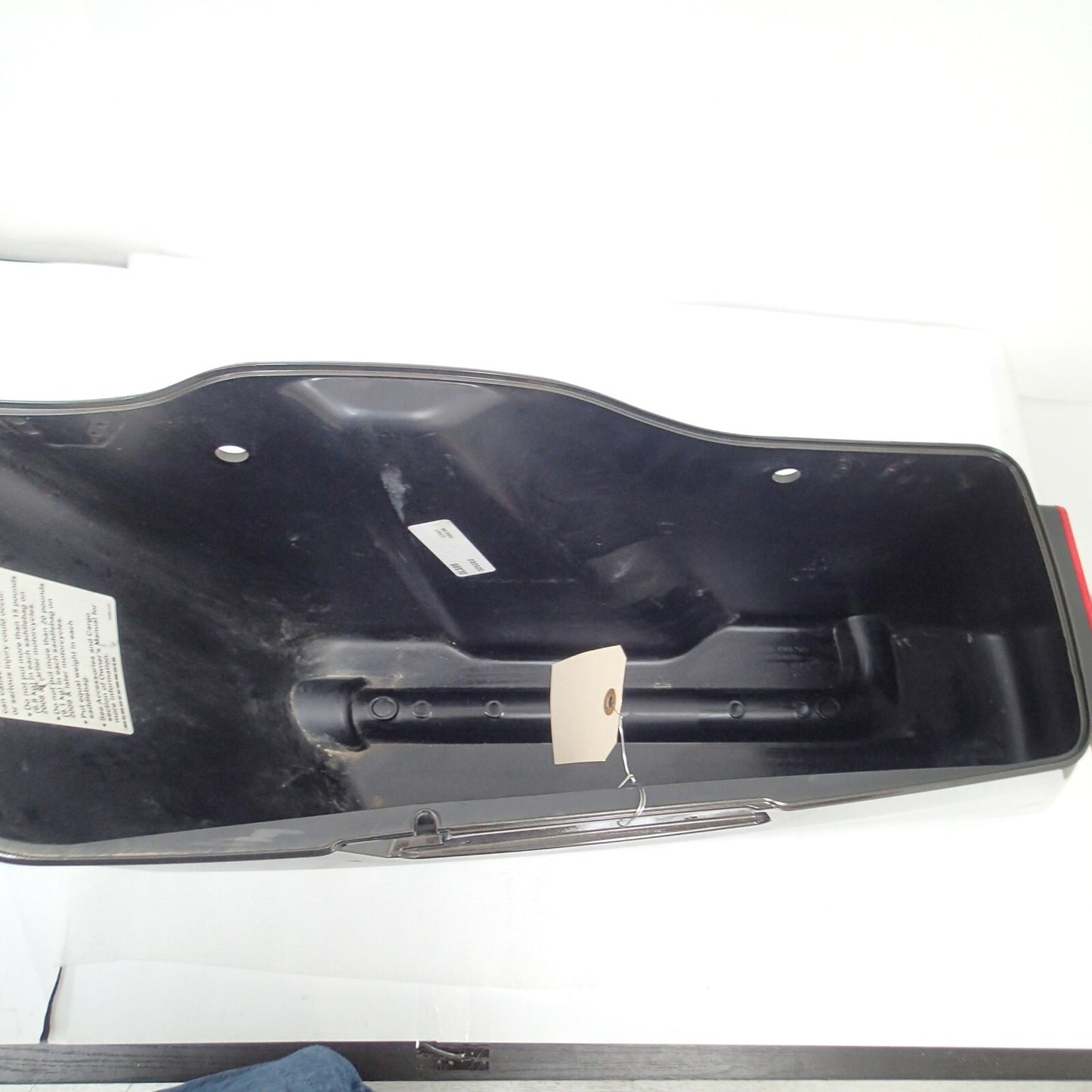 Harley Davidson Touring Left Side Saddlebag Bottom RIVER ROCK GRAY 90200414