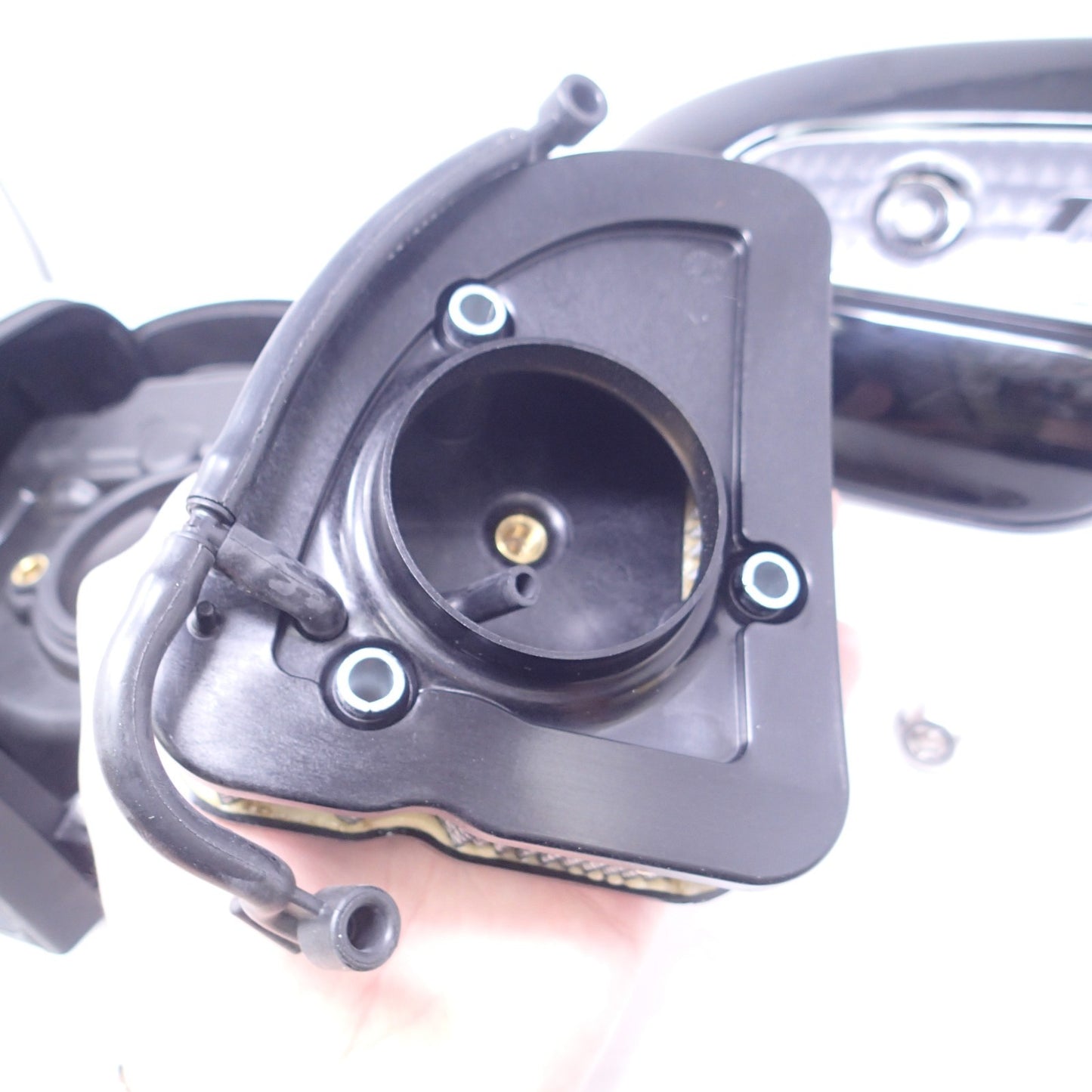 Harley Davidson OEM 17-24 114 Milwaukee 8 M8 Air Cleaner Breather Filter Black