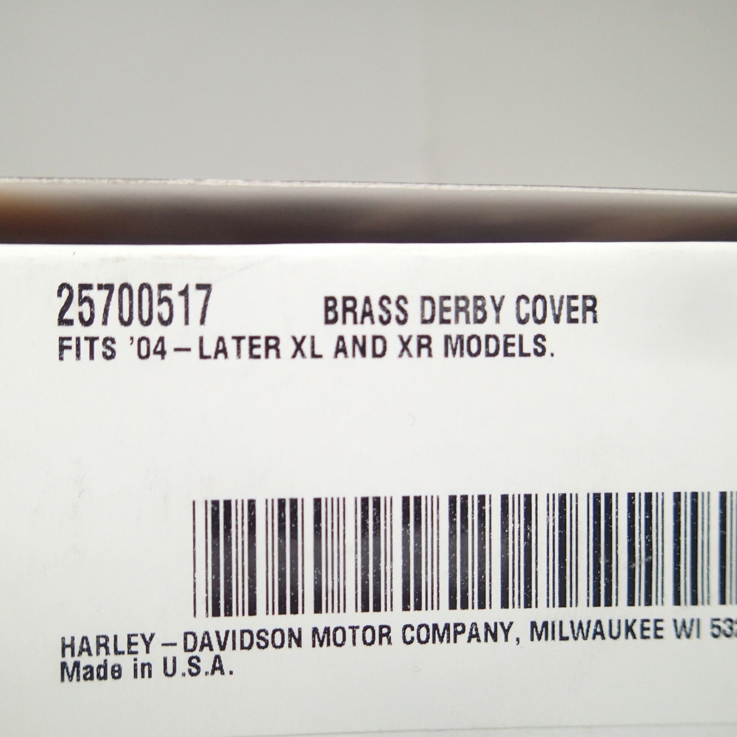 Harley Davidson Brass Collection Derby Cover  - New - 25700517