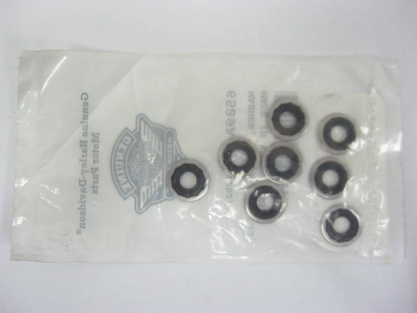 Harley-Davidson  20-22 XL Bonded Sealed Rocker Box Cover Washers (8 Pack) 6589A
