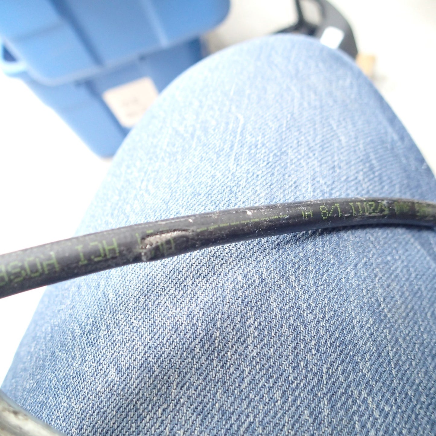 2010 Harley Electra Glide Front LOWER Brake Hose Line for ABS Models 40612-09