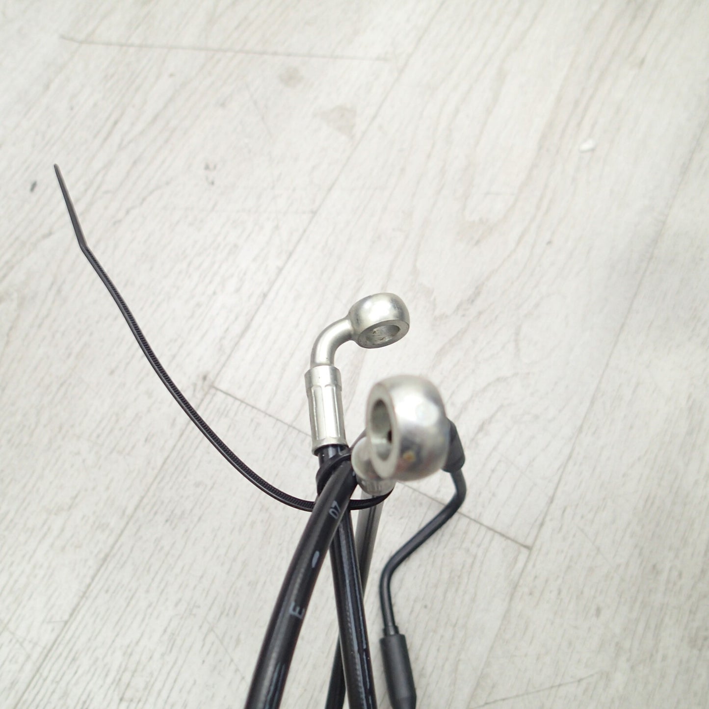 HARLEY-DAVIDSON BRAKELINE,FRT,BRDD STNLS,W 45139-08 OEM 45139-08 USED