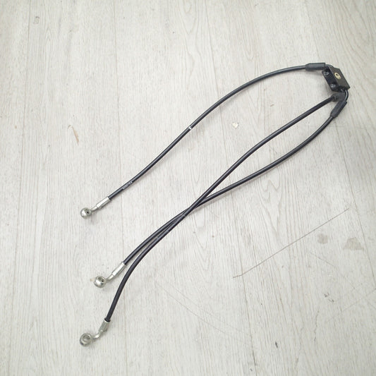 Harley-Davidson 2016 Dyna Fat Bob Front Brake Lines ABS Dual Disk 44084-12A