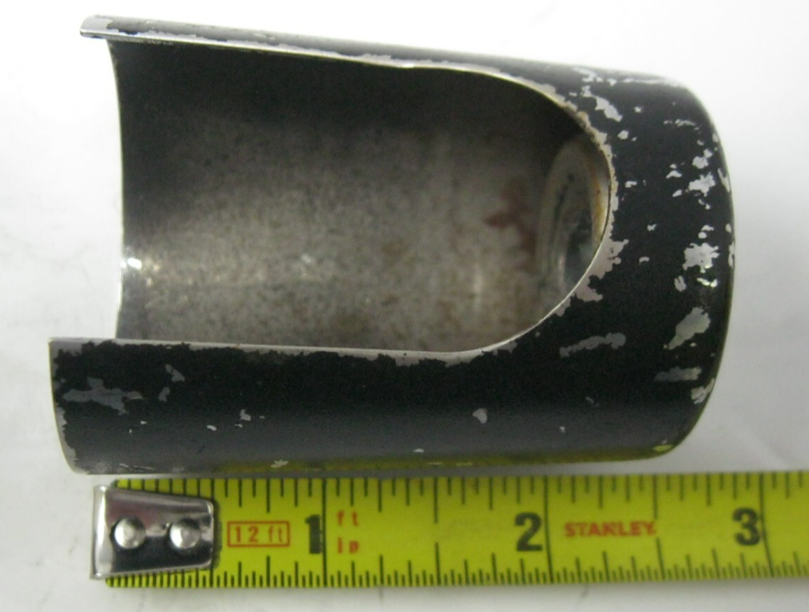 Black Shock Bolt Covers - Unknown Fitment - Need Repainting - PAIR