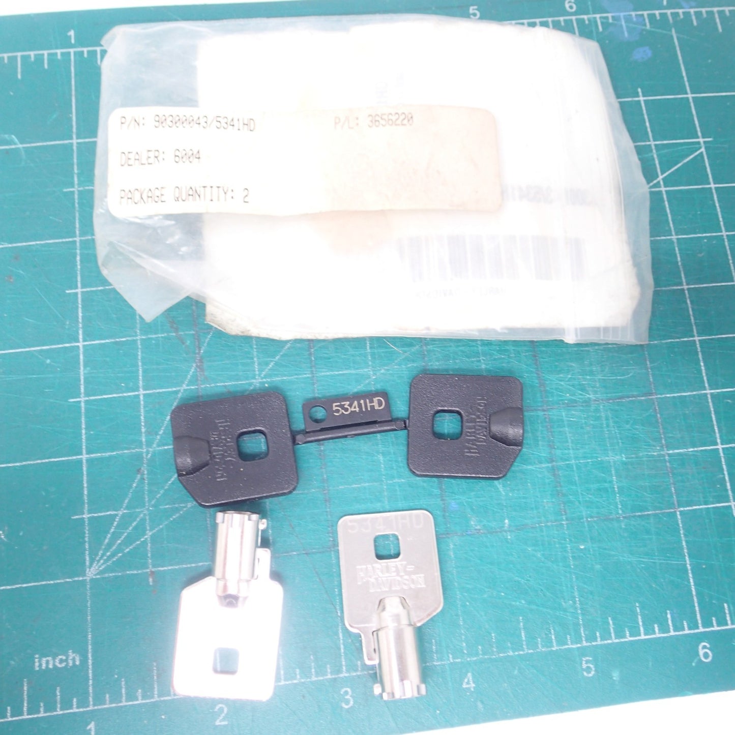 NEW OEM Harley Davidson  # 90300043 KEY Code # 5341HD