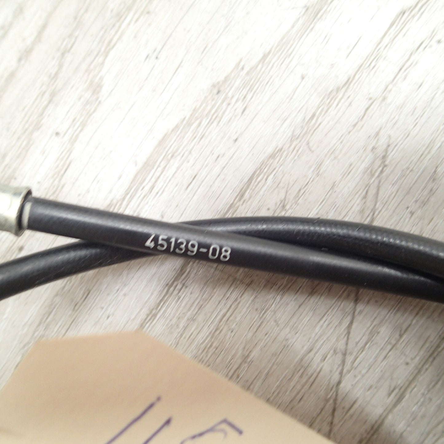 HARLEY-DAVIDSON BRAKELINE,FRT,BRDD STNLS,W 45139-08 USED OEM 45139-08